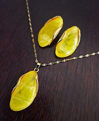 Комплект Кольє та сережки