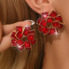 Сережки красные