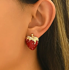 Сережки Полунички