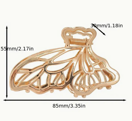 Зажим для волос "Золотой мотылек"
