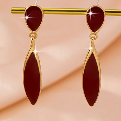 Сережки Подвески бордо