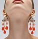 Сережки Коралловые