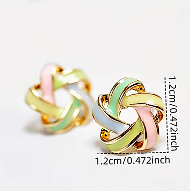 Сережки Цветные Гвоздики